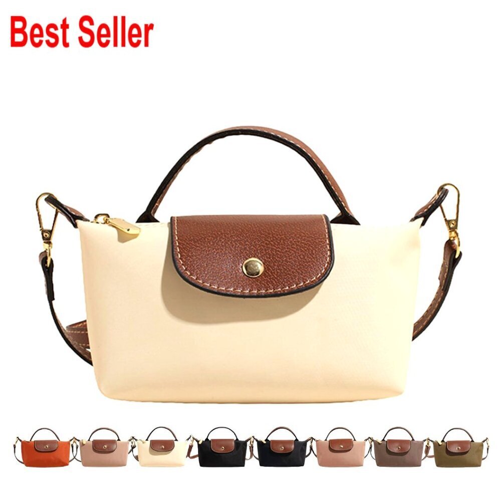 Polyester Mini Crossbody Bag with Adjustable Strap